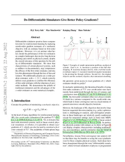 Do Differentiable Simulators Give Better Policy Gradients?
