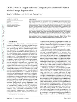 DCSAU-Net: A Deeper and More Compact Split-Attention U-Net for Medical
  Image Segmentation