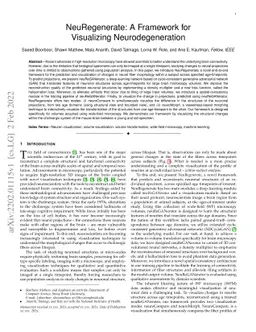 NeuRegenerate: A Framework for Visualizing Neurodegeneration