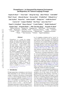 PromptSource: An Integrated Development Environment and Repository for
  Natural Language Prompts