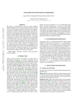 ASR-Aware End-to-end Neural Diarization