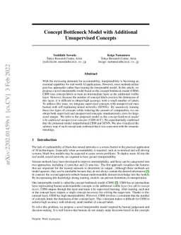 Concept Bottleneck Model with Additional Unsupervised Concepts
