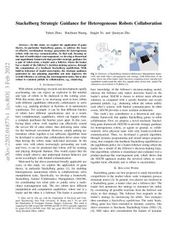 Stackelberg Strategic Guidance for Heterogeneous Robots Collaboration