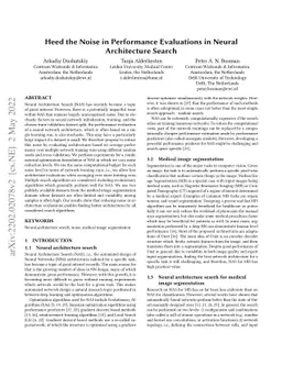 Heed the Noise in Performance Evaluations in Neural Architecture Search