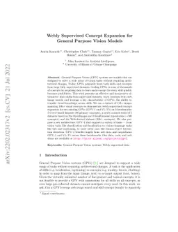 Webly Supervised Concept Expansion for General Purpose Vision Models