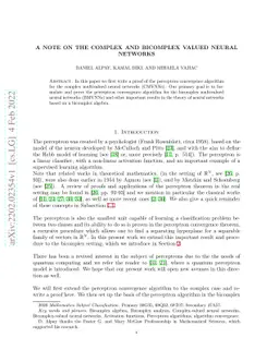 A note on the complex and bicomplex valued neural networks