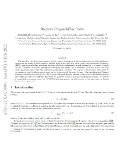 Bregman Plug-and-Play Priors