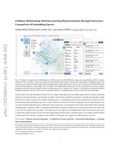 Emblaze: Illuminating Machine Learning Representations through
  Interactive Comparison of Embedding Spaces