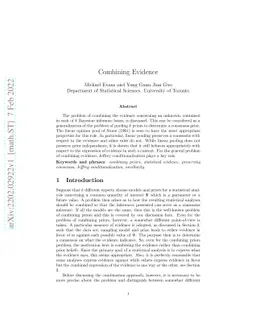 Combining Evidence