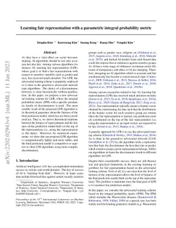 Learning fair representation with a parametric integral probability
  metric