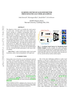 Learning Sound Localization Better From Semantically Similar Samples