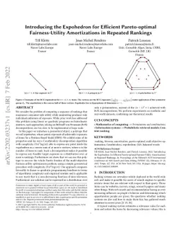 Introducing the Expohedron for Efficient Pareto-optimal Fairness-Utility
  Amortizations in Repeated Rankings