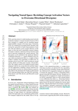 Navigating Neural Space: Revisiting Concept Activation Vectors to Overcome Directional Divergence
