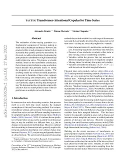 TACTiS: Transformer-Attentional Copulas for Time Series