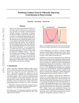 Penalizing Gradient Norm for Efficiently Improving Generalization in
  Deep Learning
