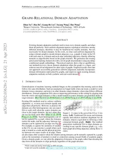 Graph-Relational Domain Adaptation