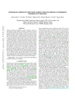 InferGrad: Improving Diffusion Models for Vocoder by Considering
  Inference in Training