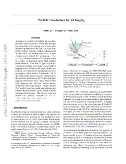 Particle Transformer for Jet Tagging
