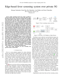Edge-based fever screening system over private 5G