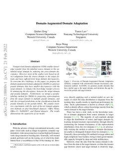 Domain-Augmented Domain Adaptation