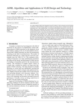 AI/ML Algorithms and Applications in VLSI Design and Technology