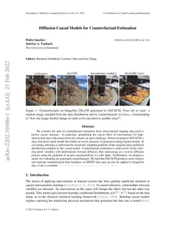 Diffusion Causal Models for Counterfactual Estimation