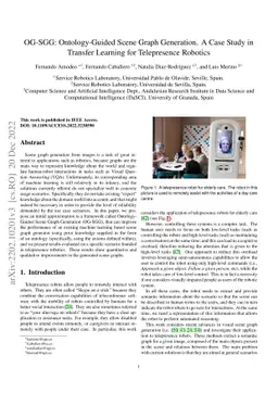 OG-SGG: Ontology-Guided Scene Graph Generation. A Case Study in Transfer
  Learning for Telepresence Robotics