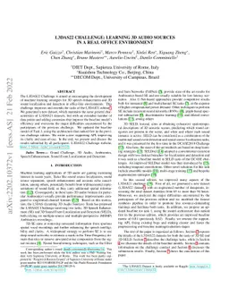 L3DAS22 Challenge: Learning 3D Audio Sources in a Real Office
  Environment