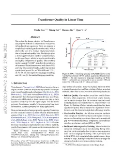 Transformer Quality in Linear Time