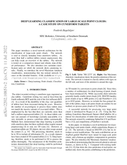 Deep learning classification of large-scale point clouds: A case study
  on cuneiform tablets
