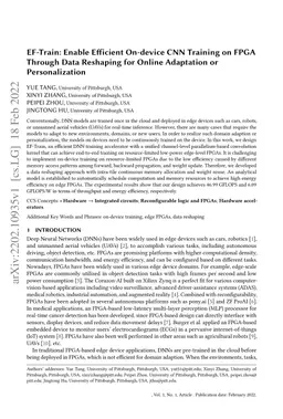 EF-Train: Enable Efficient On-device CNN Training on FPGA Through Data
  Reshaping for Online Adaptation or Personalization