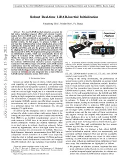 Robust Real-time LiDAR-inertial Initialization