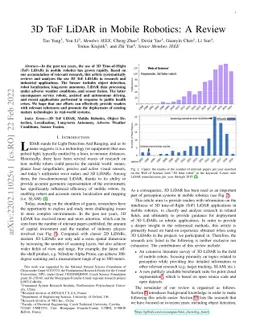 3D ToF LiDAR in Mobile Robotics: A Review