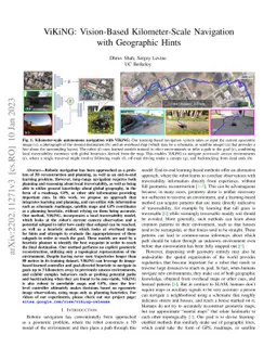 ViKiNG: Vision-Based Kilometer-Scale Navigation with Geographic Hints