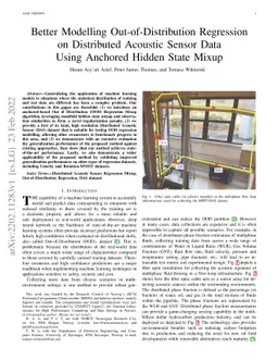 Better Modelling Out-of-Distribution Regression on Distributed Acoustic
  Sensor Data Using Anchored Hidden State Mixup