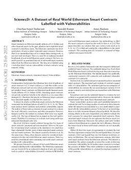 ScrawlD: A Dataset of Real World Ethereum Smart Contracts Labelled with
  Vulnerabilities