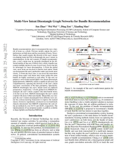 Multi-view Intent Disentangle Graph Networks for Bundle Recommendation
