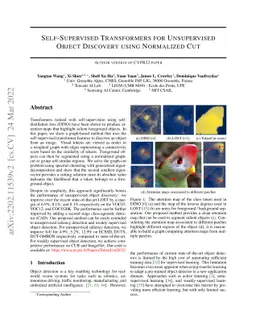 Self-Supervised Transformers for Unsupervised Object Discovery using
  Normalized Cut