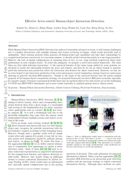 Effective Actor-centric Human-object Interaction Detection