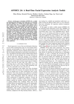 AFFDEX 2.0: A Real-Time Facial Expression Analysis Toolkit