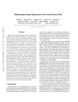 Diffeomorphic Image Registration with Neural Velocity Field