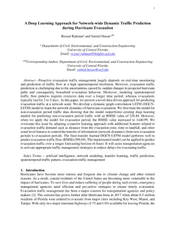 A Deep Learning Approach for Network-wide Dynamic Traffic Prediction
  during Hurricane Evacuation
