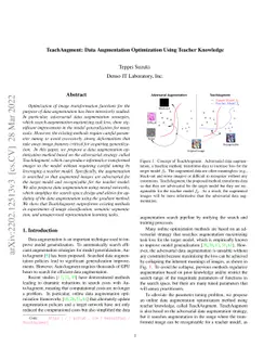 TeachAugment: Data Augmentation Optimization Using Teacher Knowledge