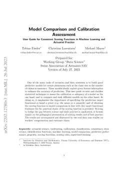 Model Comparison and Calibration Assessment: User Guide for Consistent
  Scoring Functions in Machine Learning and Actuarial Practice