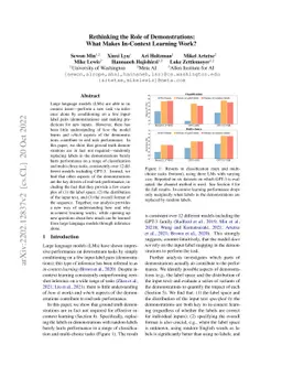 Rethinking the Role of Demonstrations: What Makes In-Context Learning
  Work?