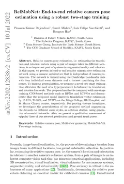 RelMobNet: End-to-end relative camera pose estimation using a robust
  two-stage training