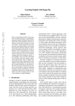 Learning English with Peppa Pig