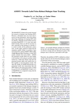 ASSIST: Towards Label Noise-Robust Dialogue State Tracking