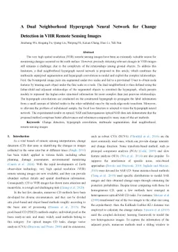 A Dual Neighborhood Hypergraph Neural Network for Change Detection in
  VHR Remote Sensing Images