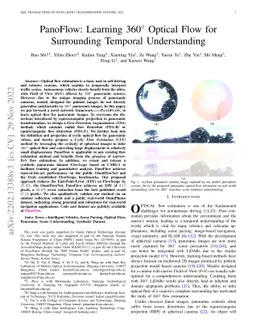 PanoFlow: Learning 360° Optical Flow for Surrounding Temporal
  Understanding